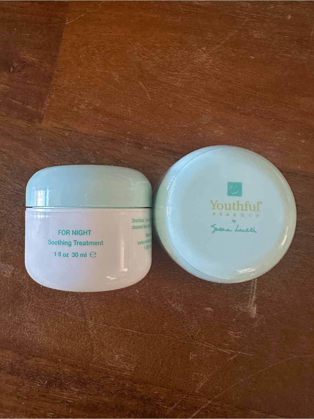 Youthful by Susan Lucci soothing treatment for night cream 30mL x 2 NEW